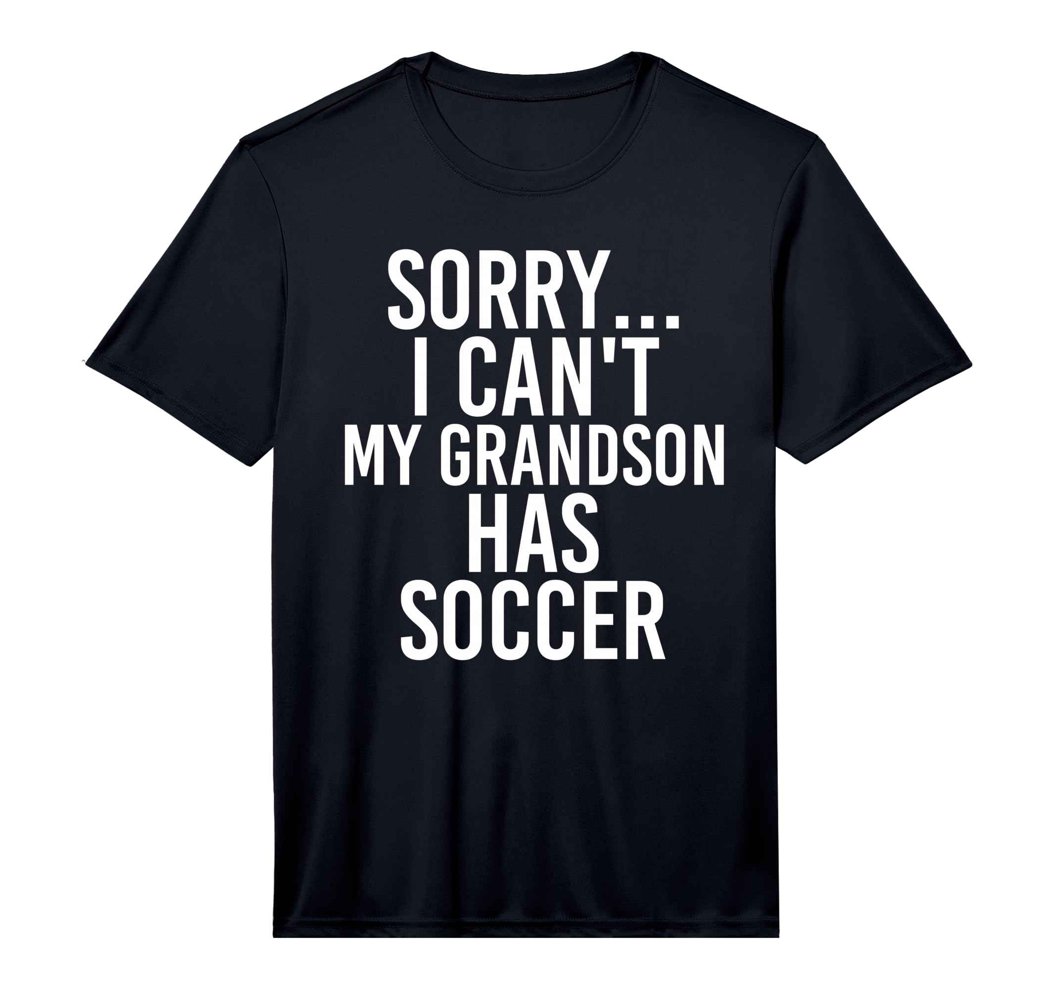 Grandpa Grandma My Grandson Has Soccer T-Shirt - Aesthetic Graphic Unisex