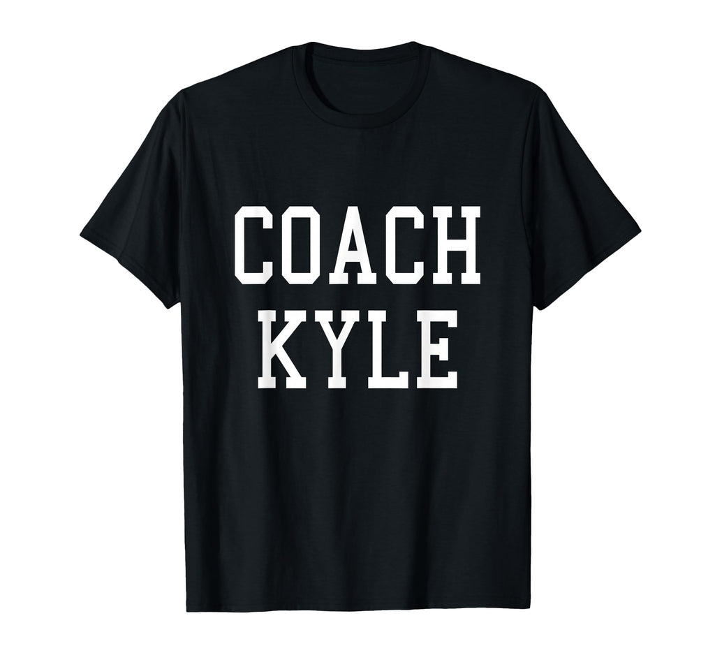Coach Kyle Custom Football Soccer T-Shirt - Unique Graphic for Adults