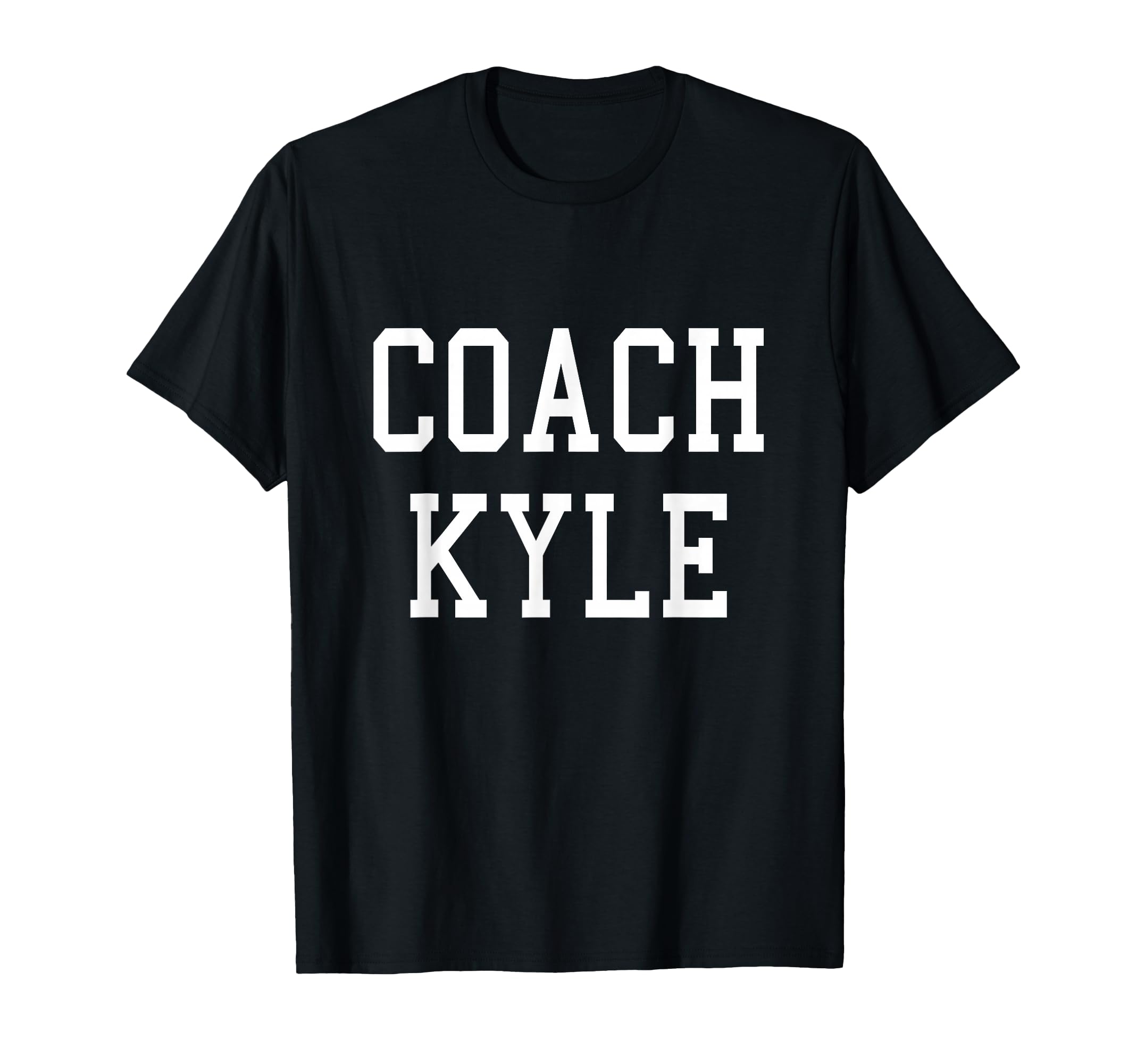 Coach Kyle Custom Football Soccer T-Shirt - Unique Graphic for Adults
