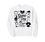 Game Day Soccer Mom Preppy Sweatshirt - Fun Novelty Design Unisex