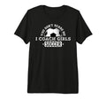 You Dont Scare Me I Coach Soccer Tri T-Shirt - Casual Everyday Wear Unisex