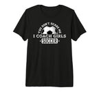 You Dont Scare Me I Coach Soccer Tri T-Shirt - Casual Everyday Wear Unisex