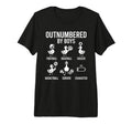 Outnumbered Ducklings Football Soccer T-Shirt - Graphic Print for Adults