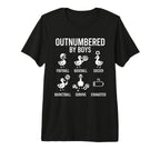 Outnumbered Ducklings Football Soccer T-Shirt - Graphic Print for Adults