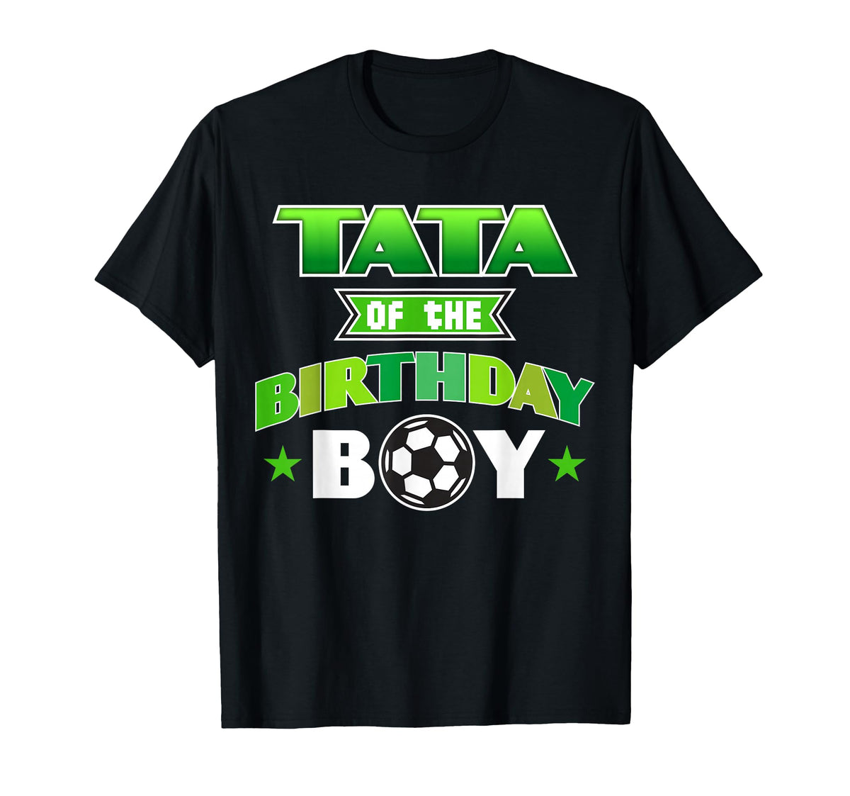 Tata Birthday Soccer Party Family T-Shirt - Aesthetic Graphic for Adults