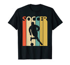 1980S Soccer Player T-Shirt - Casual Everyday Wear Men Women