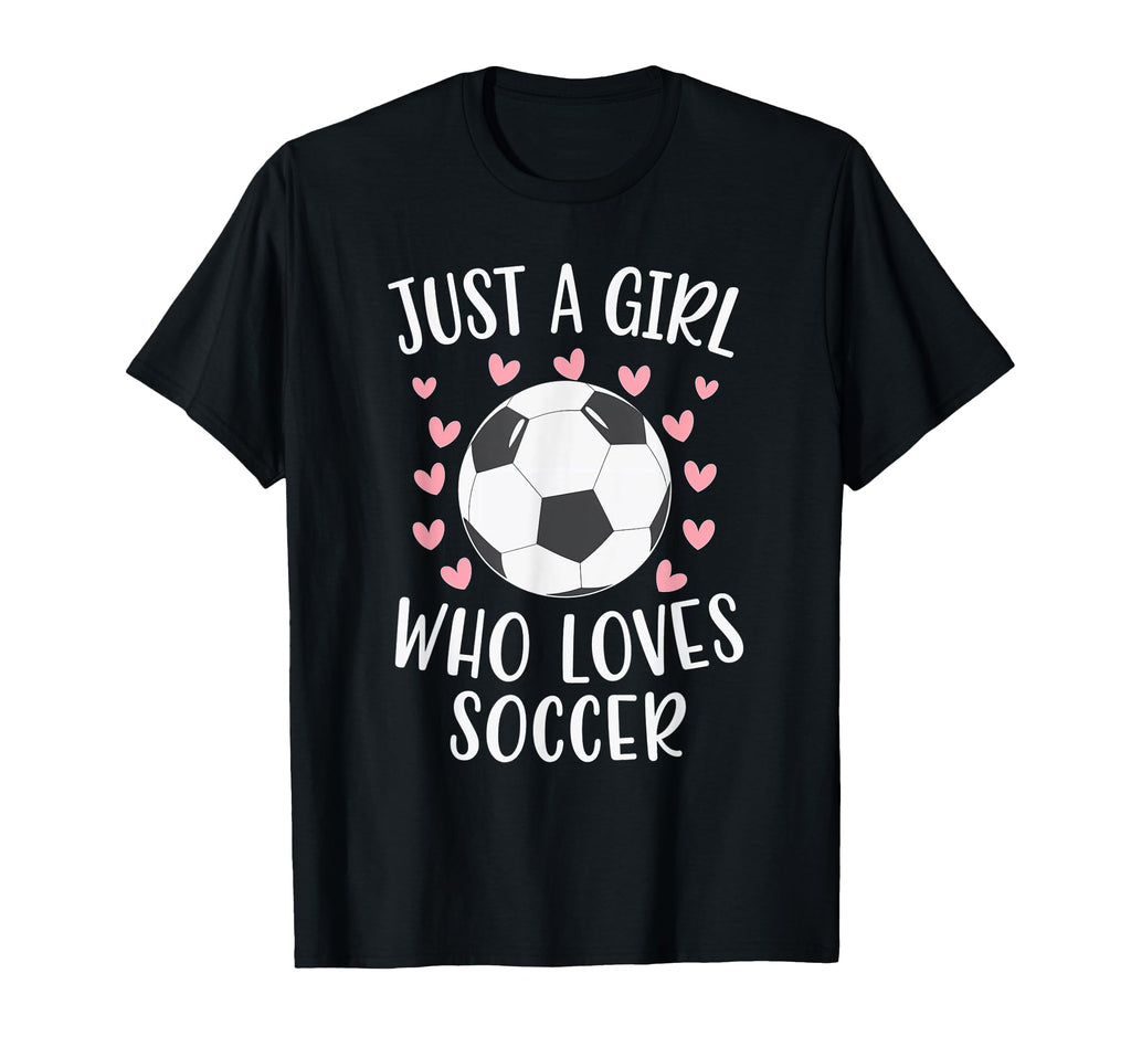 Just Who Loves Soccer Soccer Player T-Shirt - Unique Graphic Men Women