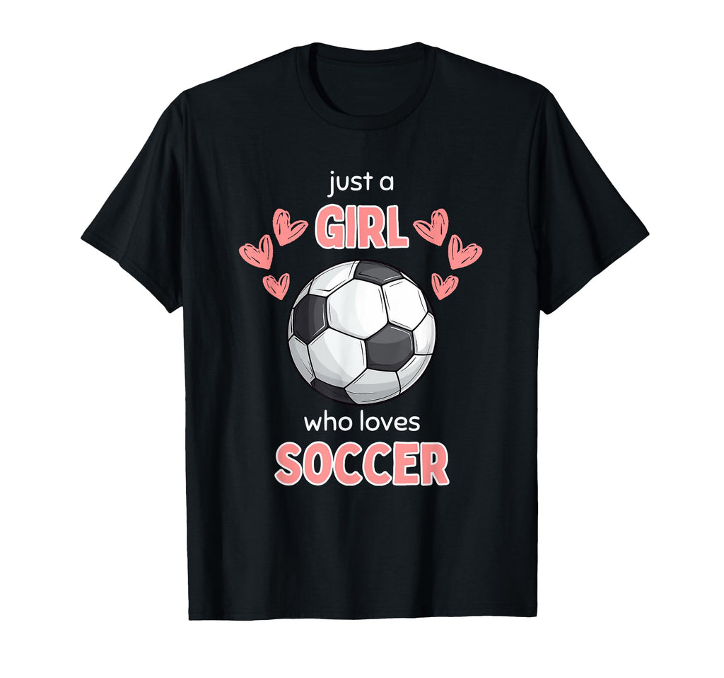 Who Loves Soccer Ball Player T-Shirt - Casual Everyday Wear Unisex
