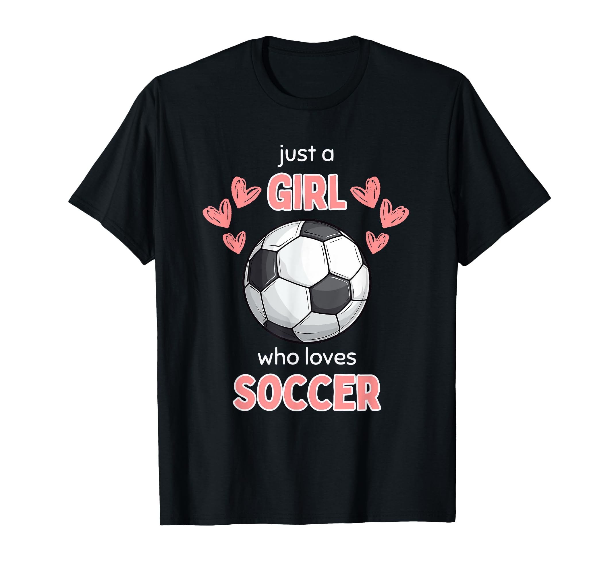 Who Loves Soccer Ball Player T-Shirt - Casual Everyday Wear Unisex