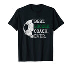 Mens Best Soccer Coach Ever Soccer Coach T-Shirt - Custom Art Print Unisex