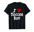 I Heart Love Soccer Hot Sexy Athletic T-Shirt - Novelty Apparel Men Women