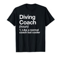 Diving Coach Definition Sports Funny T-Shirt - Aesthetic Graphic Unisex