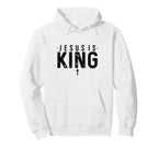 Jesus Is King Hoodie - Casual Everyday Wear Men Women