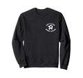 Soccer Mom Lets Kick Some Grass Groovy Sweatshirt - Trendy Graphic Unisex