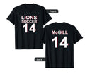 Lion Soccer 14 T-Shirt - Casual Everyday Wear Men Women