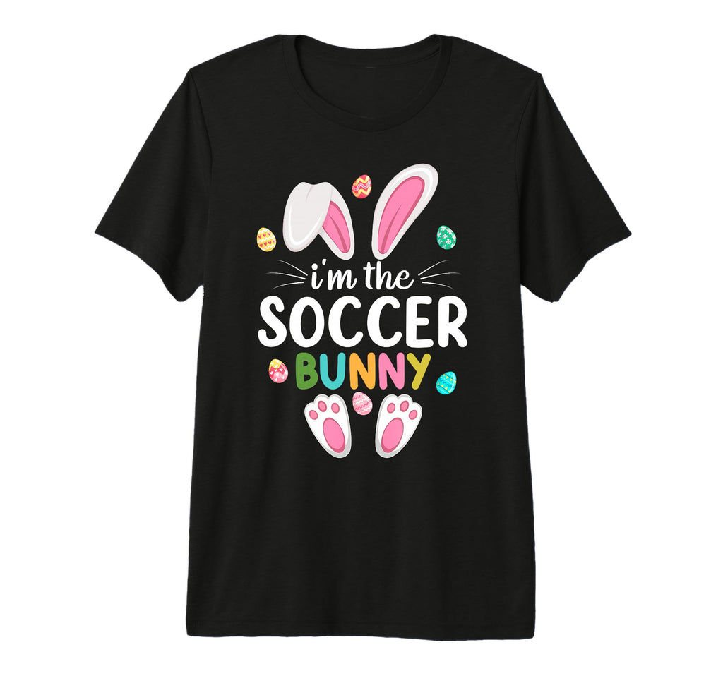 Im Soccer Bunny Matching Family Easter T-Shirt - Graphic Print Men Women