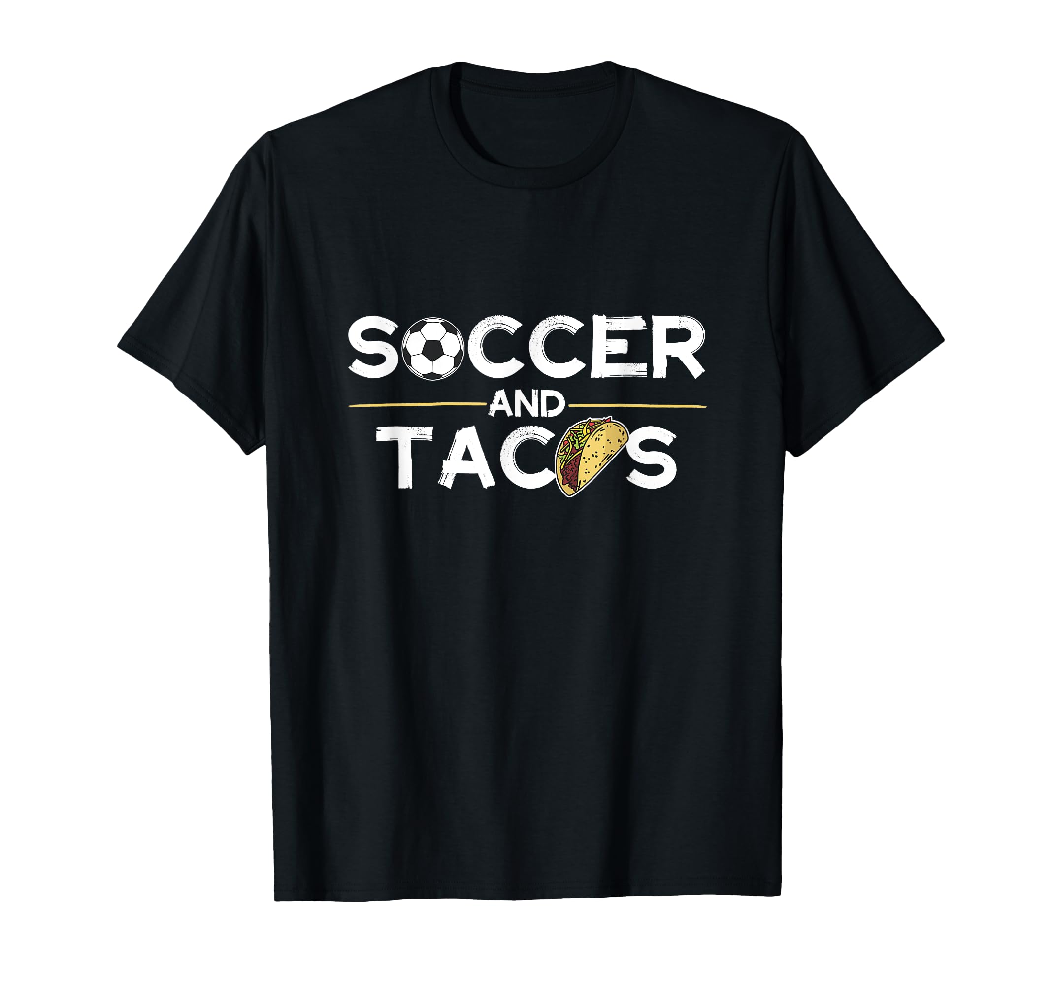 Soccer And Tacos Mexican Food Ball T-Shirt - Streetwear Style Unisex