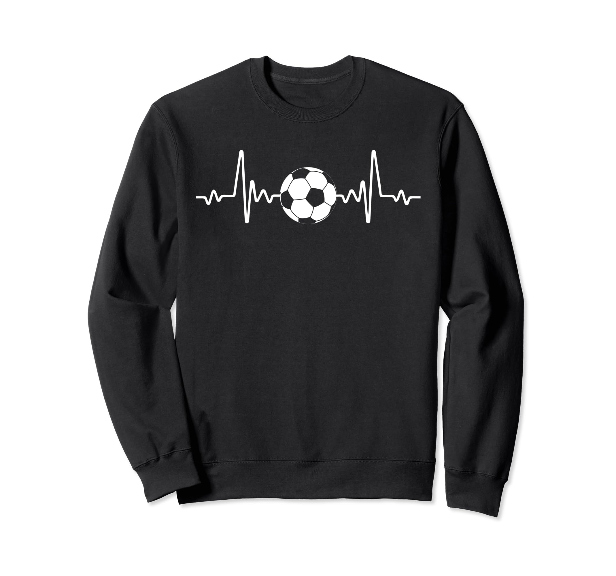 Soccer Player Heartbeat Soccer Lover Sweatshirt - Trendy Graphic Men Women
