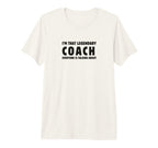 Funny Coach Gift Gymnastics Track T-Shirt - Fun Novelty Design Men Women