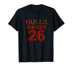 Gulls Soccer 26 T-Shirt - Graphic Print Men Women