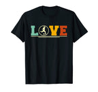 Love Soccer Player Coach Trainer Training T-Shirt - Graphic Print Unisex