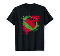 Soccer Ball Flag Malawi T-Shirt - Aesthetic Graphic Unisex