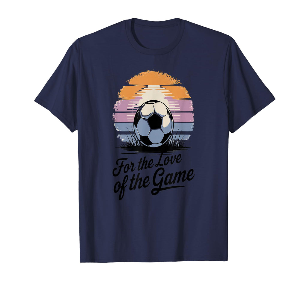 Soccer Sunset Football Passion Vibes T-Shirt - Trendy Graphic Men Women