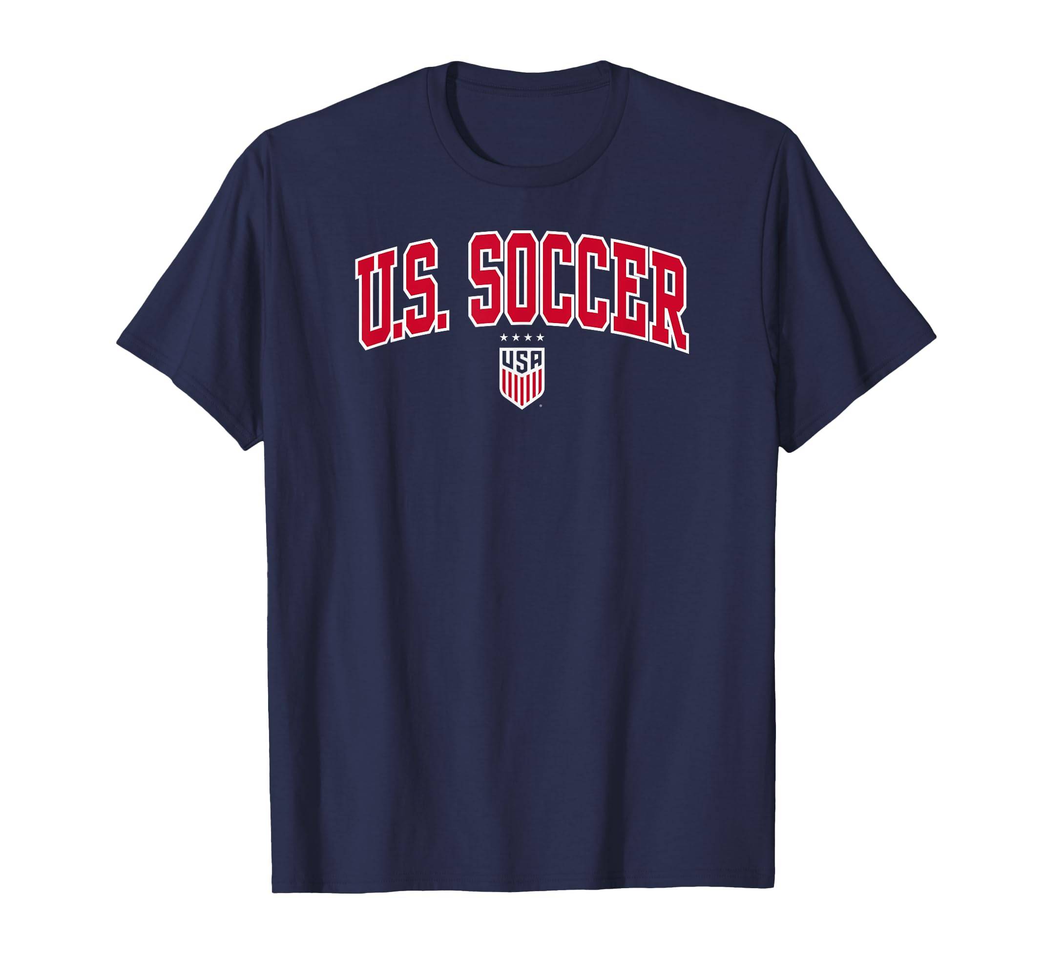 U S Soccer Arch Over Navy Uswnt T-Shirt - Casual Everyday Wear Men Women