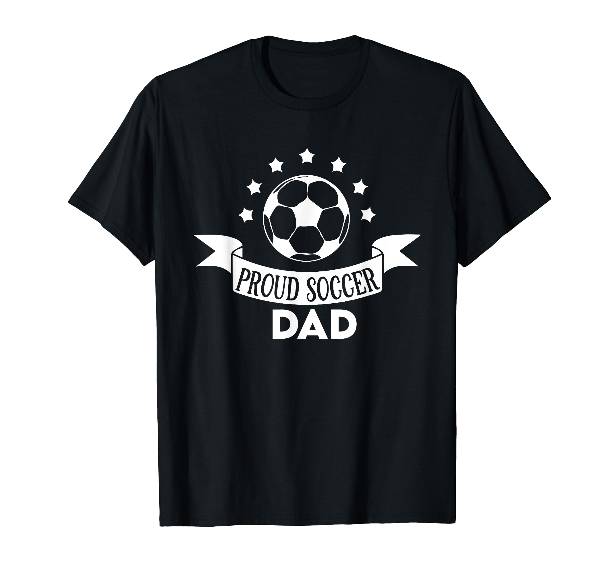 Proud Soccer Dad Father Sport Soccer T-Shirt - Graphic Print Men Women
