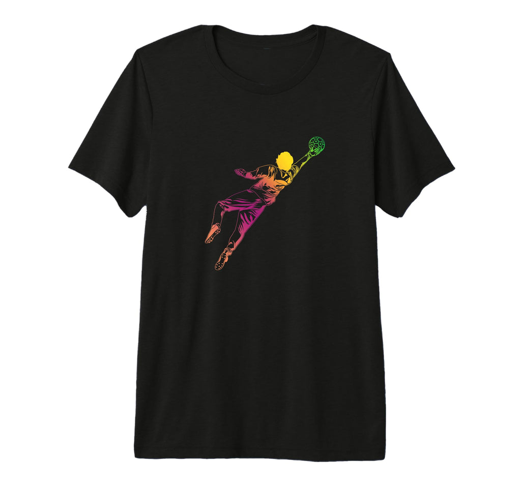 Soccer Goalkeeper Sketch Soccer T-Shirt - Aesthetic Graphic for Adults