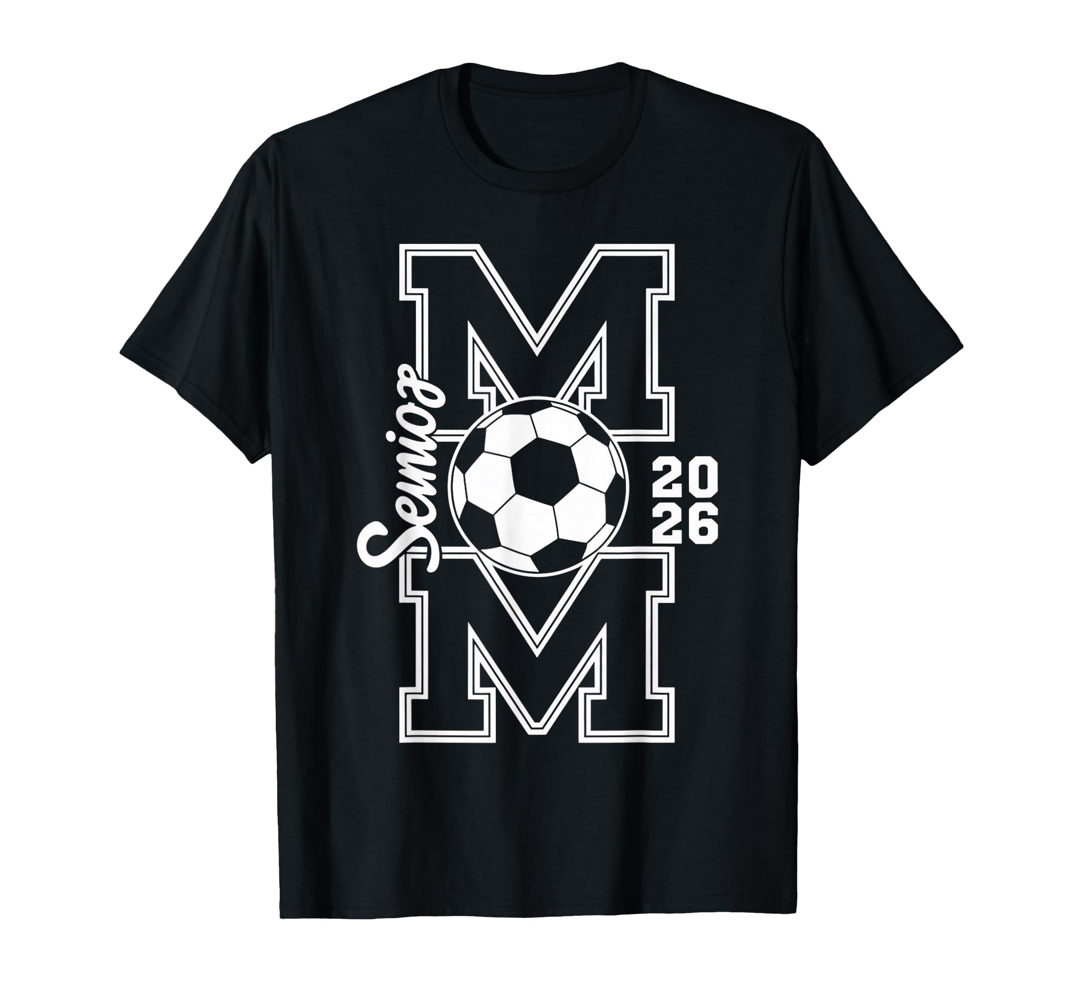 Senior Soccer Mom 2026 Graduation T-Shirt - Fun Novelty Design for Adults