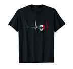 Mexico Heartbeat Ekg Pulse Mexican Soccer T-Shirt - Unique Graphic Unisex