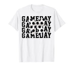 Game Day Soccer Lover Trendy Coquette T-Shirt - Graphic Print Men Women