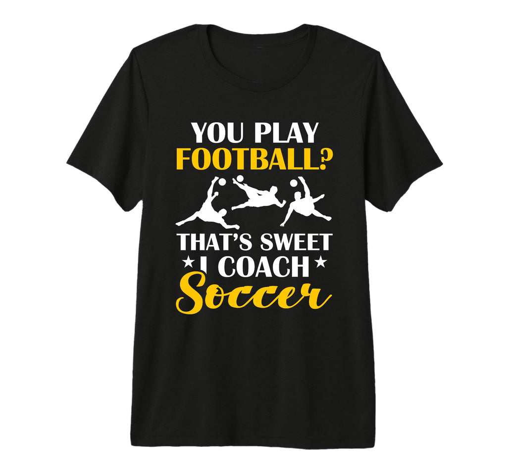 Coaching Soccer Dad Coach Soccer Coach T-Shirt - Graphic Print for Adults