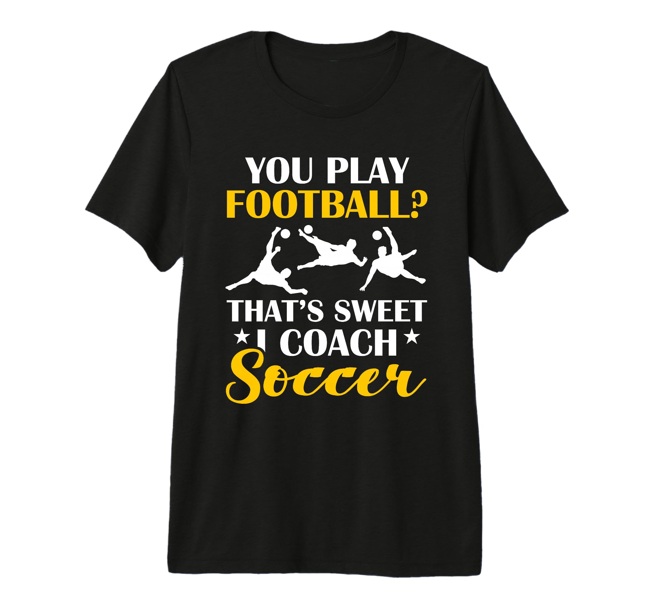 Coaching Soccer Dad Coach Soccer Coach T-Shirt - Graphic Print for Adults