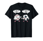 He Loves Me More Baseball Soccer Player T-Shirt - Minimalist Print Unisex
