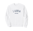 Lisboa Portugal Distressed Sweatshirt - Casual Everyday Wear for Adults