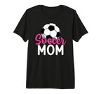 Soccer Mom Soccer Player Mom Soccer T-Shirt - Custom Art Print Men Women