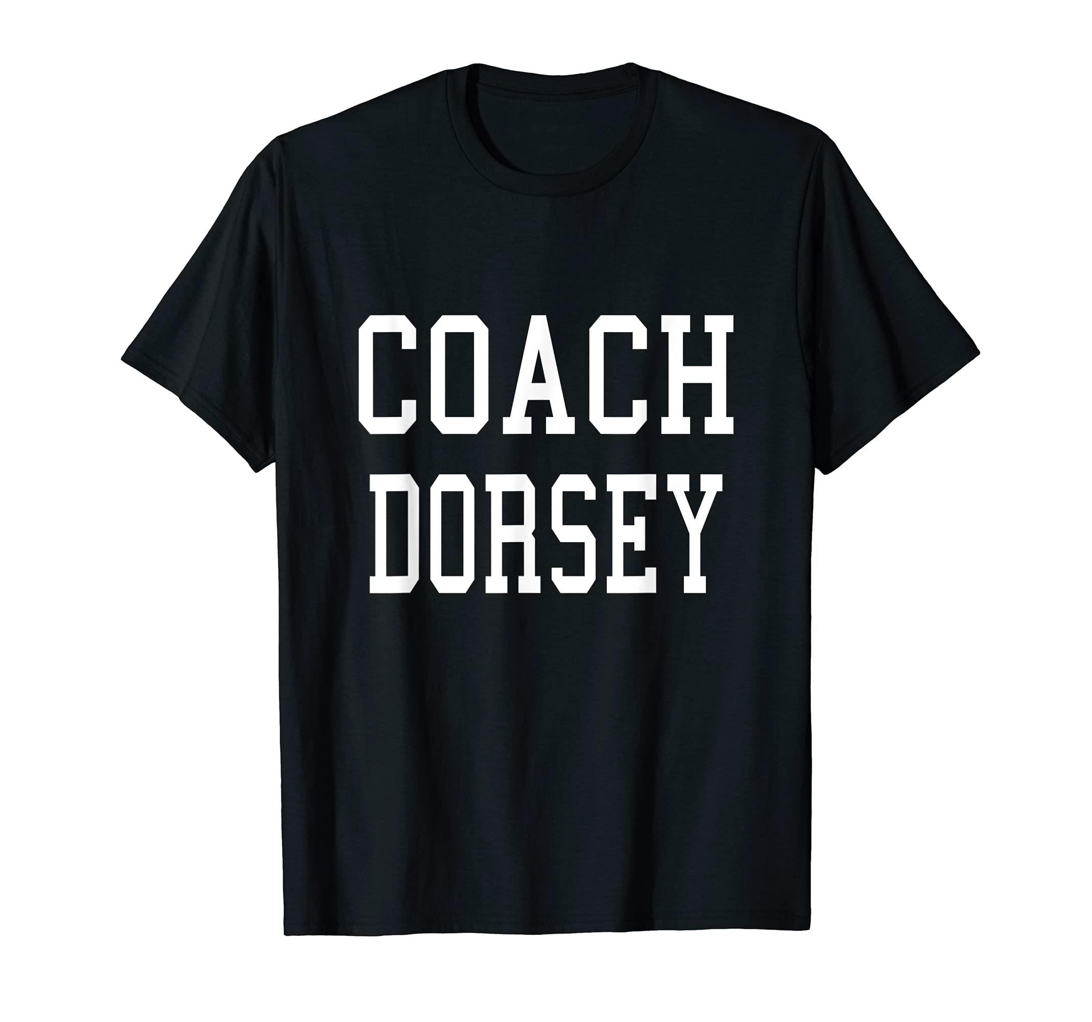 Coach Dorsey Custom Football Soccer T-Shirt - Minimalist Print Men Women