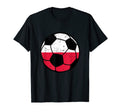Poland Flag Soccer Fans Football Lovers T-Shirt - Unique Graphic Unisex