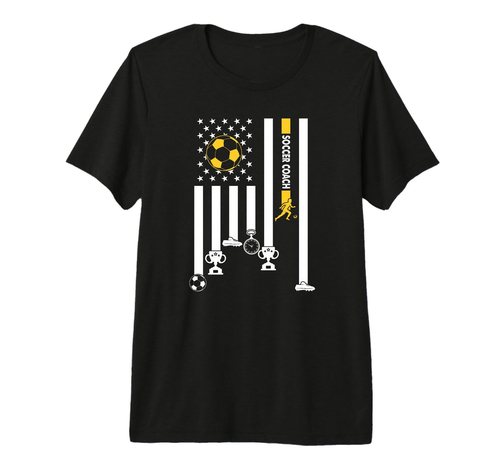 Mens Soccer Coaching Training Trainer T-Shirt - Novelty Apparel Men Women