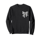 Soccer Bow Game Day Coquette Front Sweatshirt - Graphic Print Men Women
