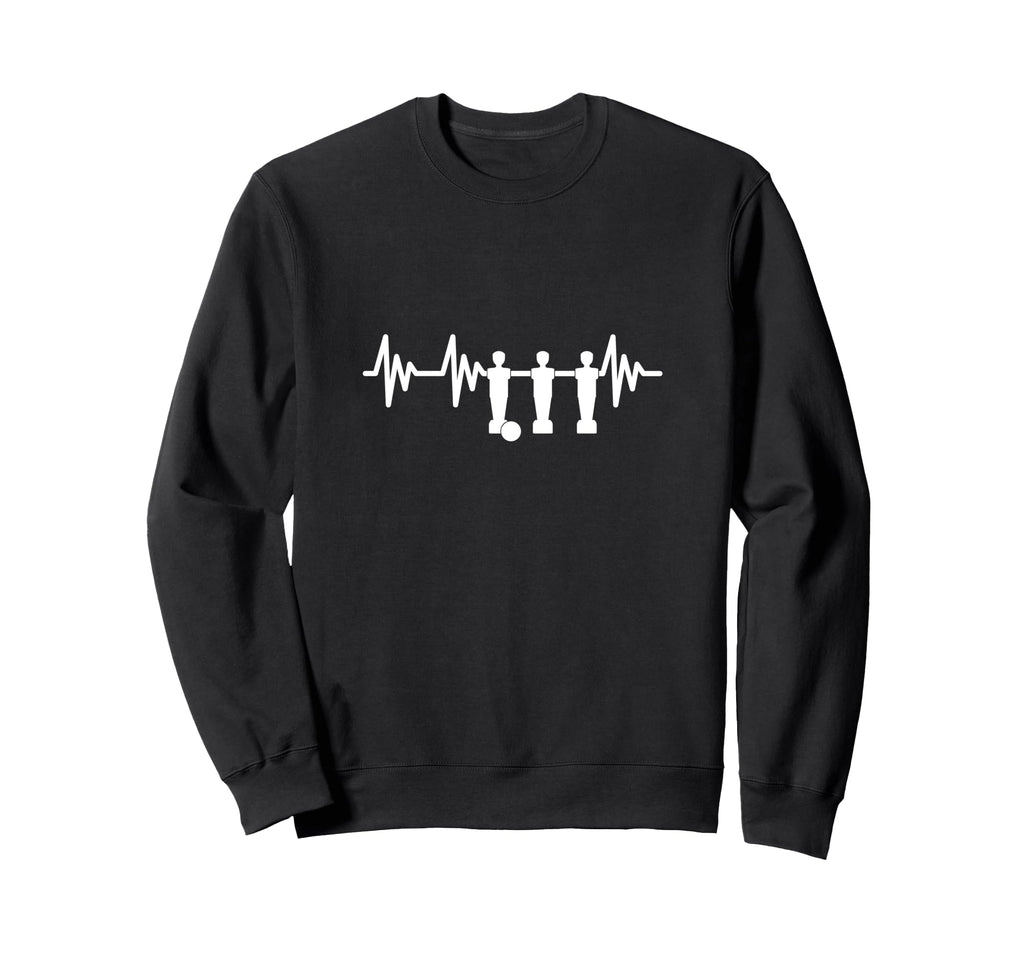 Table Football Heartbeat Sweatshirt - Casual Everyday Wear for Adults