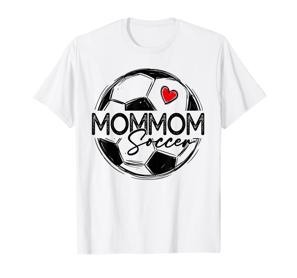 Soccer Mommom Soccer Player Family T-Shirt - Trendy Graphic Men Women