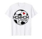 Soccer Mommom Soccer Player Family T-Shirt - Trendy Graphic Men Women