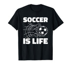 Soccer Player Sports Lover Soccer T-Shirt - Fun Novelty Design for Adults