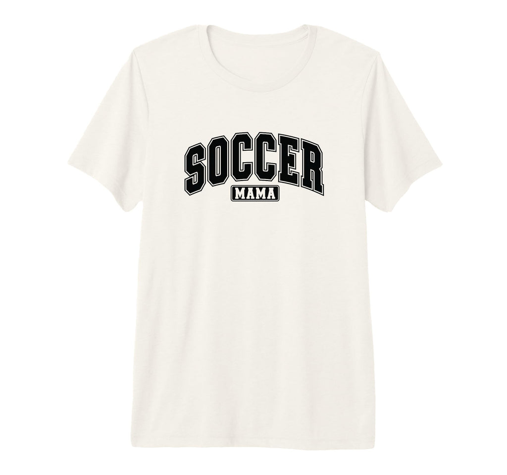 Soccer Mama Varsity Soccer Mom Mothers T-Shirt - Unique Graphic for Adults