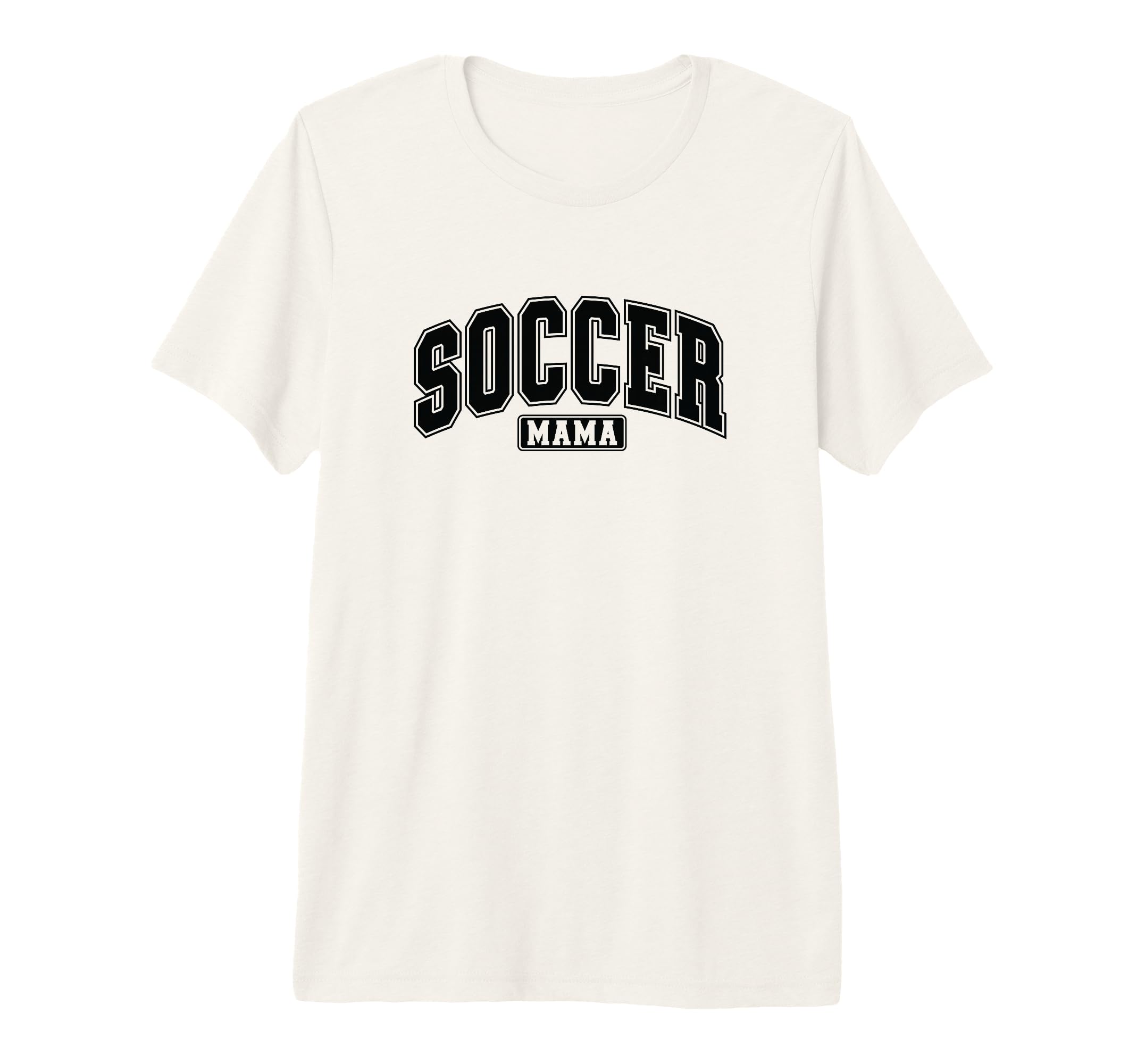 Soccer Mama Varsity Soccer Mom Mothers T-Shirt - Unique Graphic for Adults