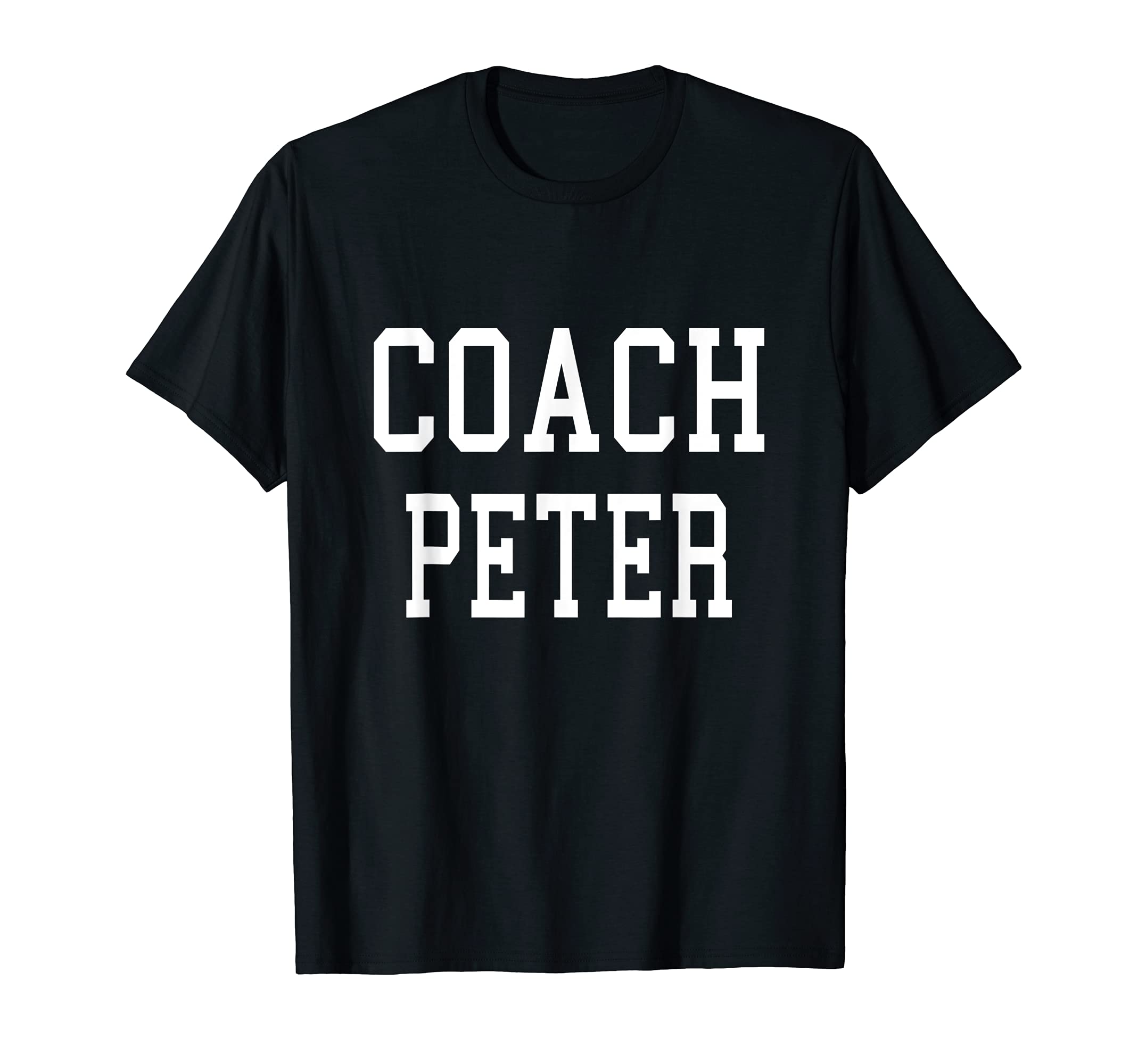 Coach Peter Custom Football Soccer T-Shirt - Minimalist Print Men Women