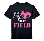 Soccer Mom My Heart Is That Field T-Shirt - Aesthetic Graphic Men Women